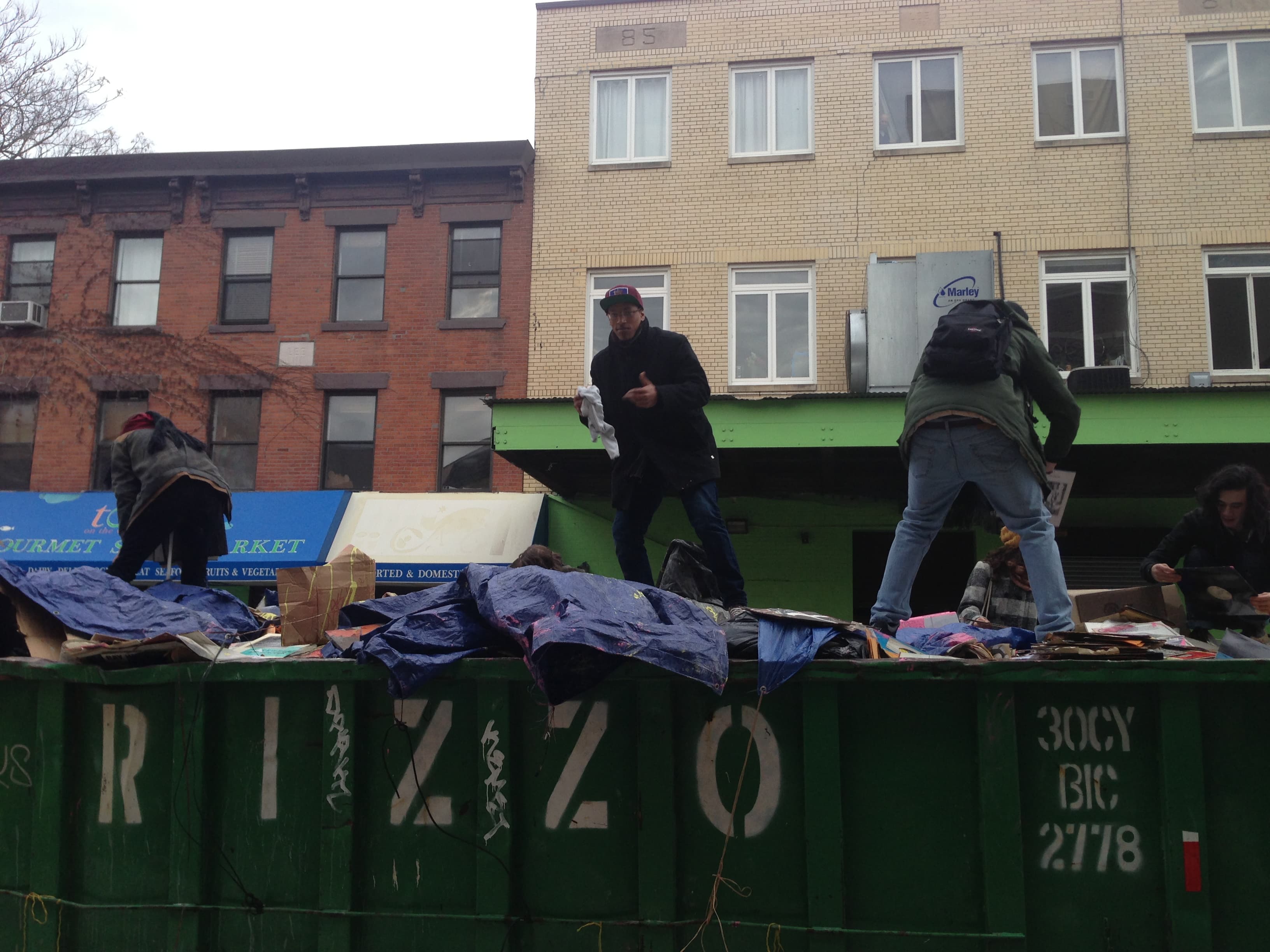 Academy Records Dumpster