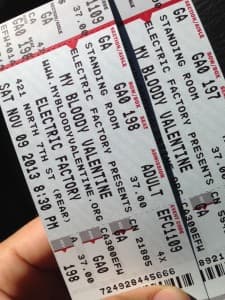 My Bloody Valentine tickets